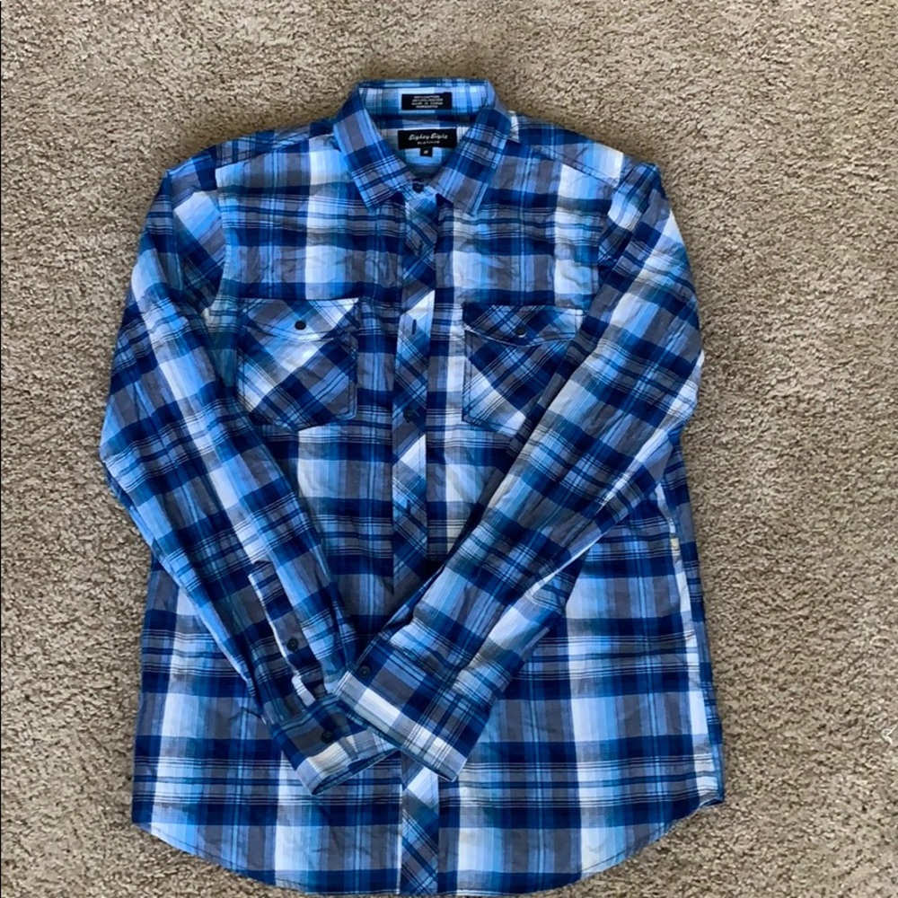 Royal button up shirt